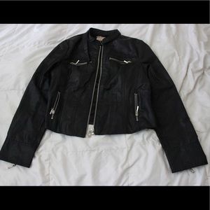 Faux Leather Jacket